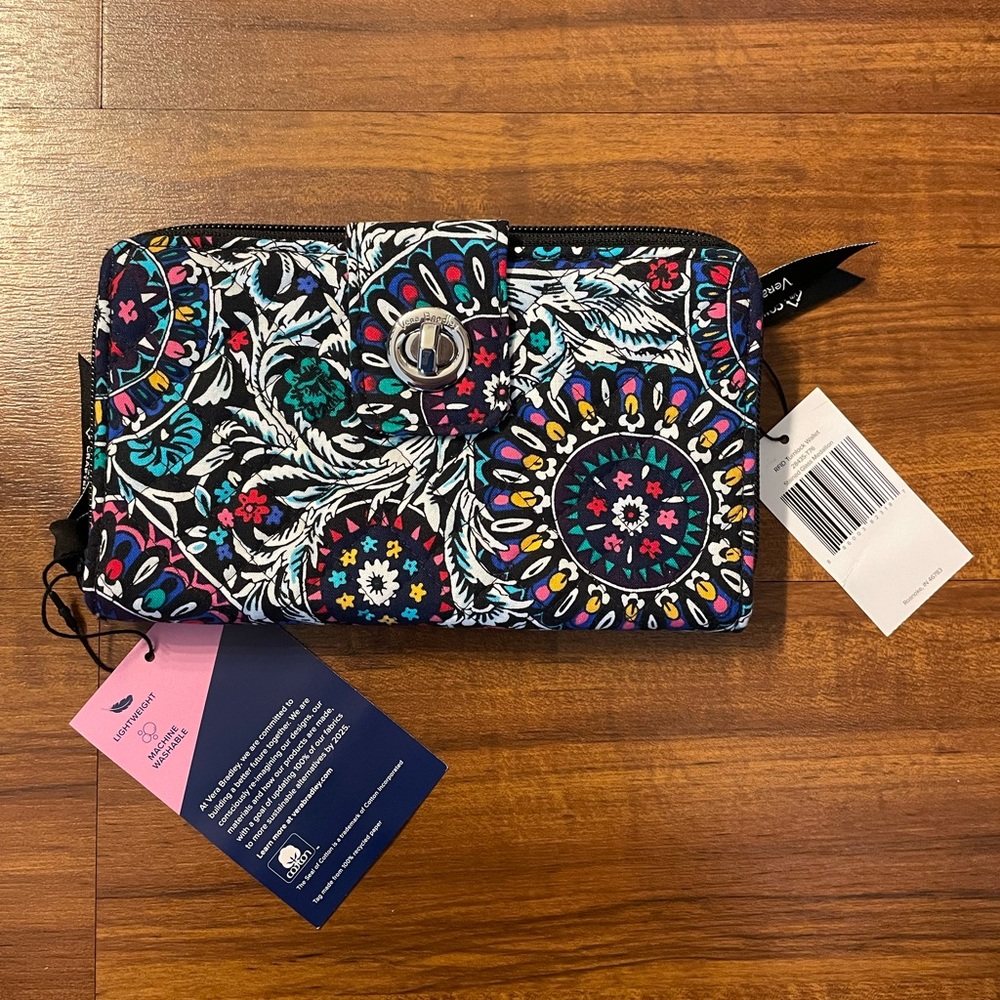 Vera Bradley RFID Turnlock Wallet